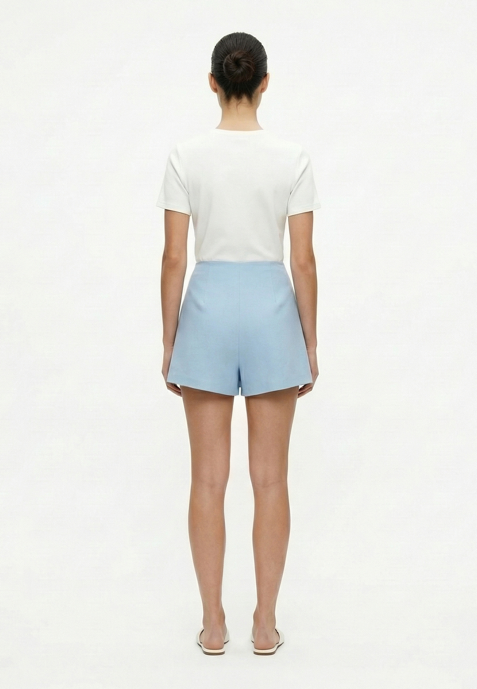 Шорты на запах изо льна