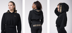 Укороченная толстовка Nebbia 824 Golden Cropped Hoodie