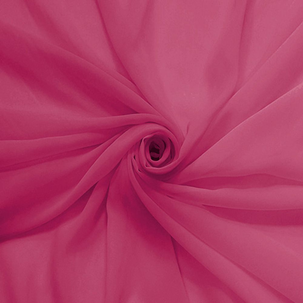 Ткань Шифон, 80 гр/м2, 150 см, пурпурно-розовый