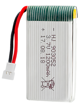 Аккумулятор (батарея) 1200mAh повышенной емкости для квадрокоптера Syma X5SW X5SC и других (903052)