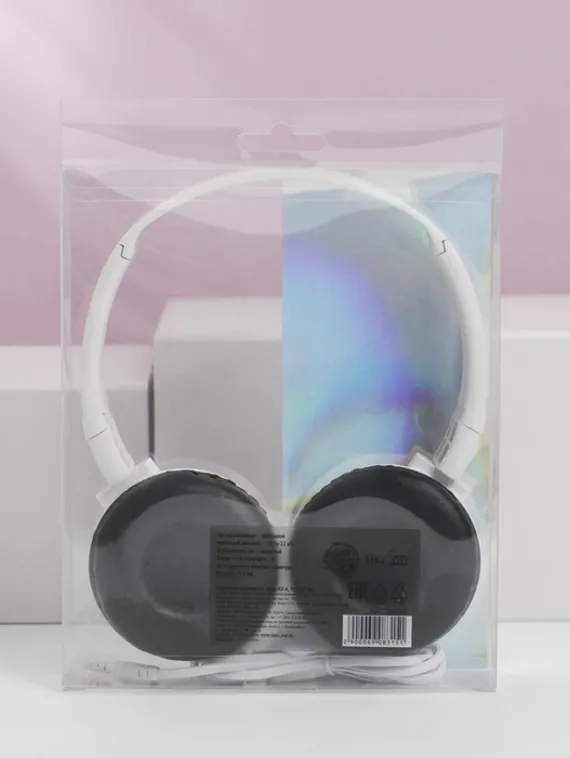 Наушники накладные «Нооовый год к нам мчится», с микрофоном