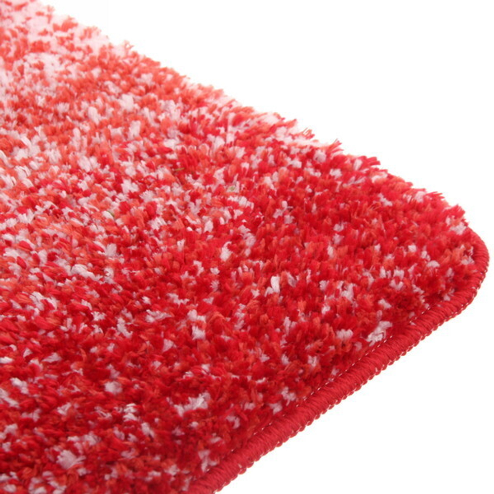 Коврик для ванной 50*80"Меланж» бордовый