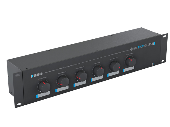 CVGAUDIO VRA-660 шестиканальный, 2U-рэковый, 11-позиционный регулятор громкости