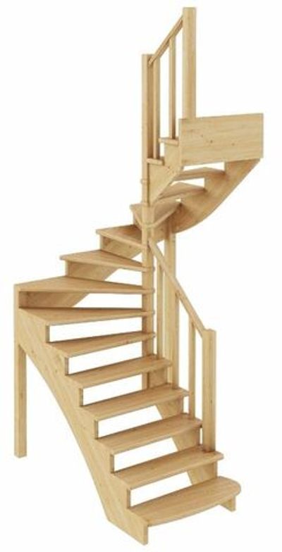 Лестница на второй этаж К-003м/3 Правая