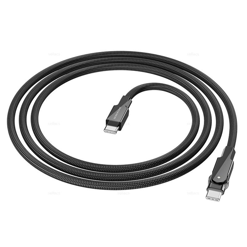 Кабель Type-C на Type-C 60W Borofone BU41 (black)