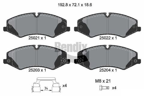 BENDIX Braking - BPD1334