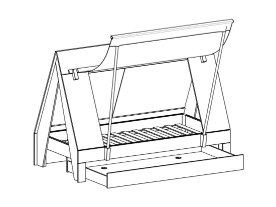 Кровать Campi 340932