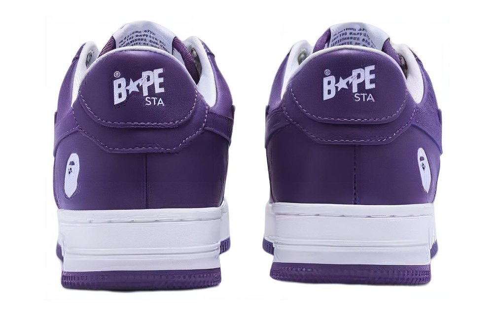 A Bathing Ape Bape Sta 4 M1 Purple Sneakers