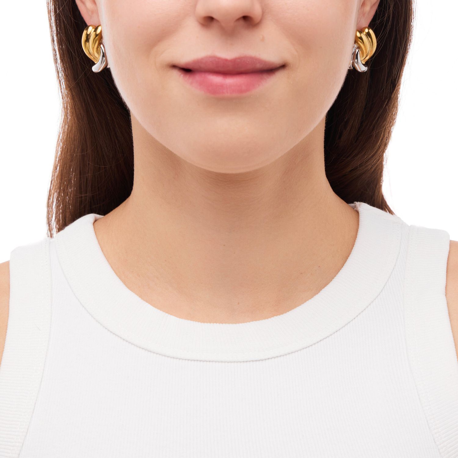 Серьги Mixed Knot Earrings