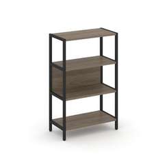 Shelf System Односекционный стеллаж трехярусный SN.STM-311 Вяз Благородный/Металл Черный 810*400*124