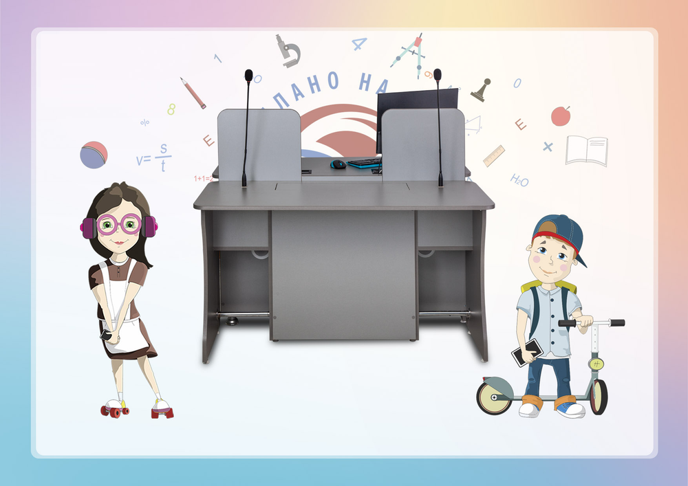 Интерактивный мультимедийный логопедический комплекс-стол Logo Sensor NFI из серии Кисельковое царство