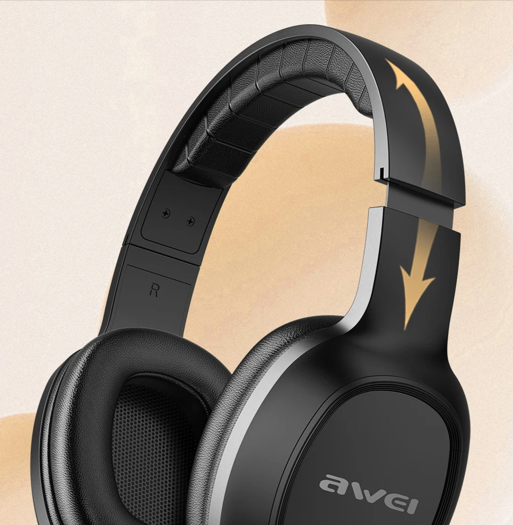 Наушники проводные Awei GM-6 (1.2м./пульт) накладные