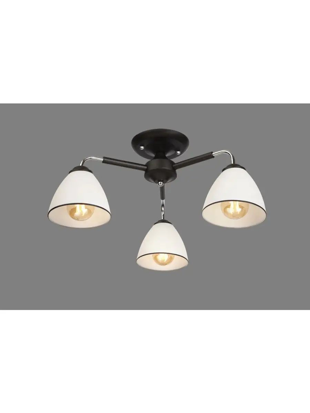 Люстра потолочная J-Light 3*60W хром белая