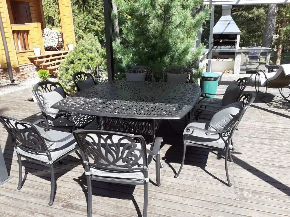 Садовая мебель из литого алюминия Conrad 8, бежевый