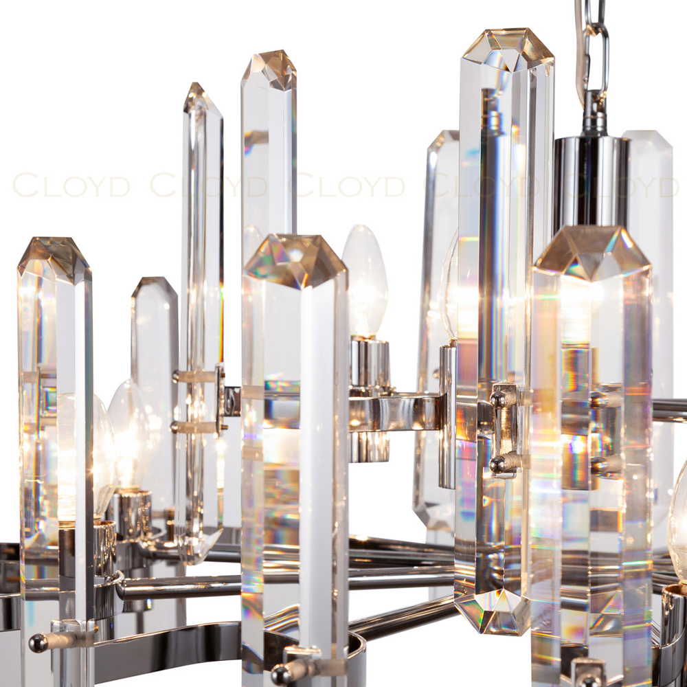 Люстра Cloyd ESTRADA C15 / Ø85 см - хром (арт.10275)