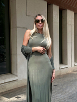 Кардиган VESTA с разбором, хаки