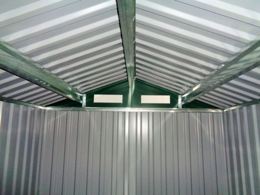 Металлический сарай GreenStorage Арчер D зелёный