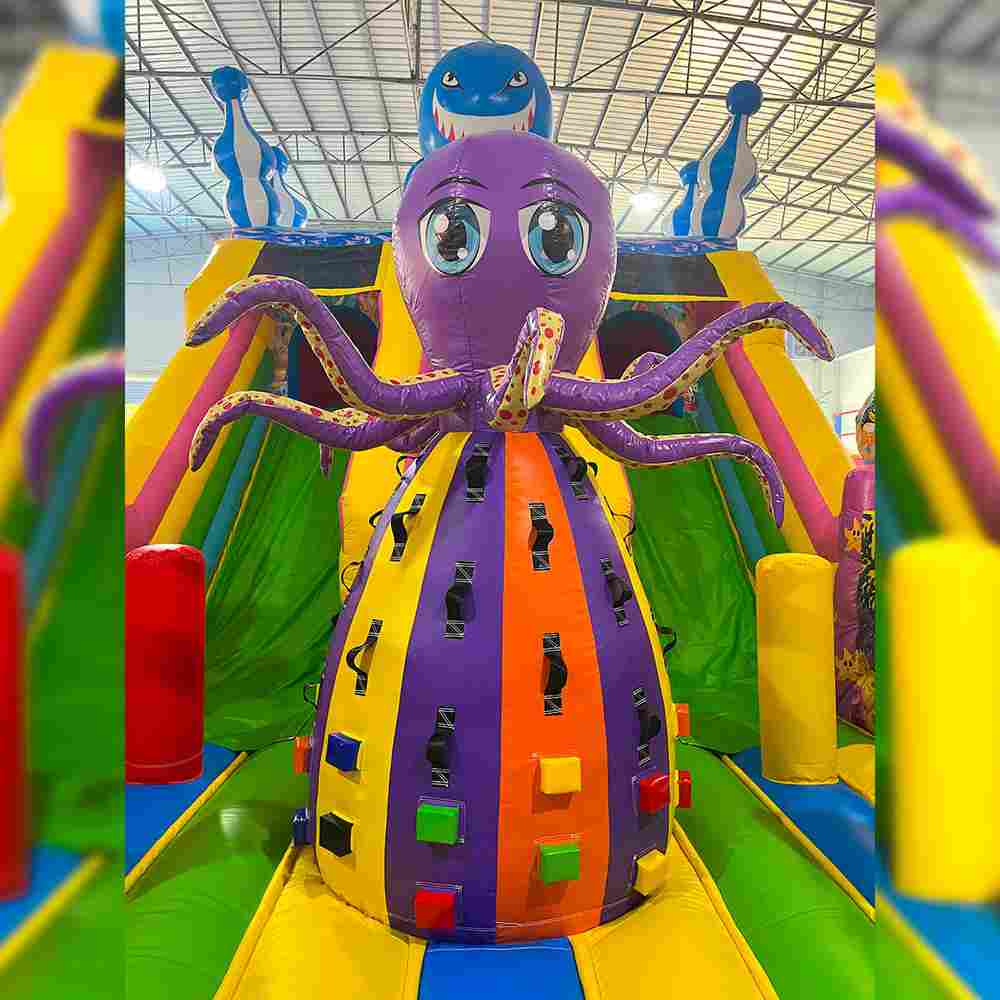 Коммерческий надувной батут  «В гостях у моря 3», 10*5*5 м