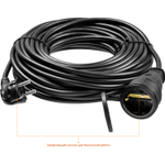 STAYER МС-315, ПВС, 3 x 1.5 мм2, 20 м, 3500 Вт, IP44, силовой удлинитель-шнур (55028-20)
