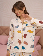 Пижама штаны+рубашка дл/р В2628