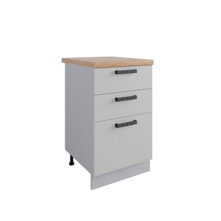 Кухня Модуль СМЯ 500 Ройс Бежевый Софт