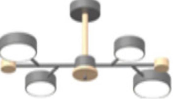 Потолочный cветильник LED4U L3213-670 GR