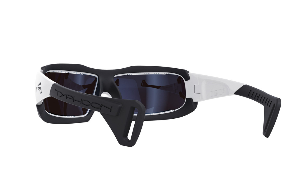 Спортивные очки LiP Typhoon / Gloss White - Black / Zeiss / PA Polarized / Pacific Blue Lens