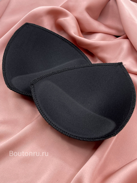 Чашки для бюстгальтера черные пуш-ап