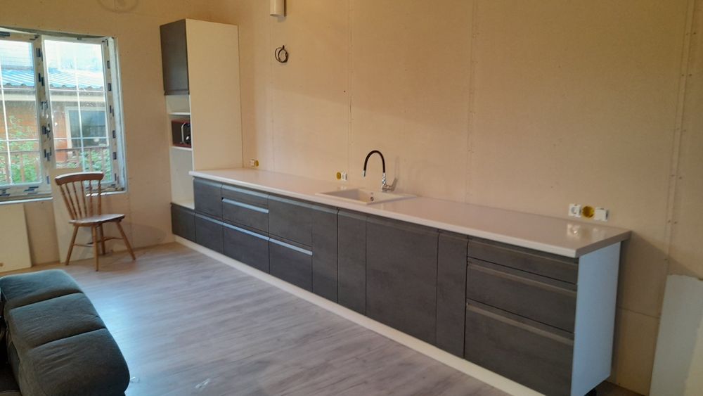 Модульная кухня "Бронкс" 1,8м Бетон