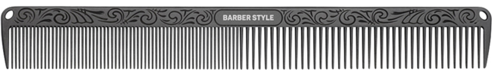 Расческа металлическая Barber Style Dewal JF10165black