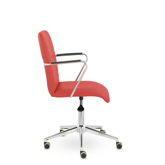 Кресло Честер GTР хром S-0421 (красный)