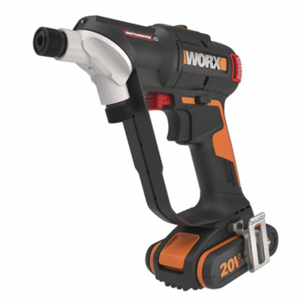 Дрель-шуруповерт аккумуляторная бесщеточная WORX Switchdriver 2.0 WX177, 50Нм, 20В, 2Ач x1, кейс