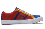 Converse One Star Non-Slip Lightweight Low Panel Shoes Red and Blue