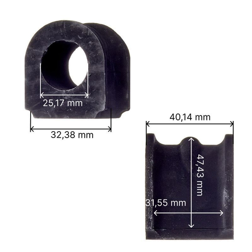 Втулка стабилизатора переднего Avantech ABH0227
