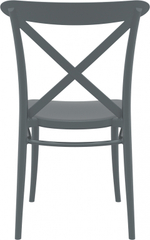 Стул пластиковый Siesta Contract Cross, темно-серый