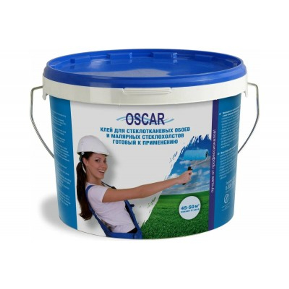 Клей для стеклохолстов oscar готовый к применению, ведро 5 кг