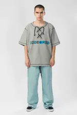 Футболка Codered Just Like in 96 Серый Меланж/Синий принт)