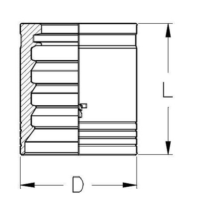 Муфта DN 50 4SP (с зачисткой)