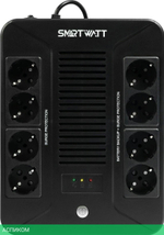 Источник бесперебойного питания Smartwatt Safe Pro 1000 черный (3703020270001)