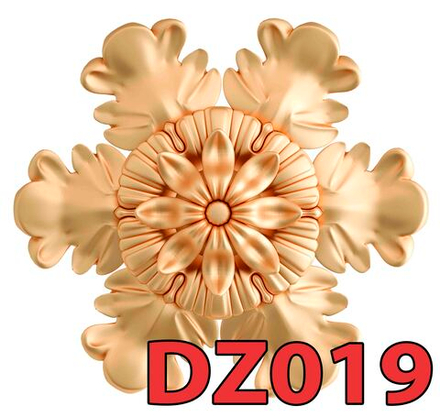 Фото обои - Декор под золото DZ019