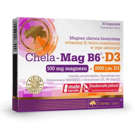 Olimp Chela-Mag B6+D3 - 30 капсул