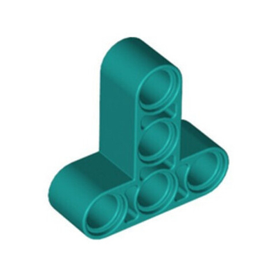 Lego 50шт Подъемный рычаг Т-образной формы толщиной 3х3 дюйма (темно-бирюзовый) 60484-6295232