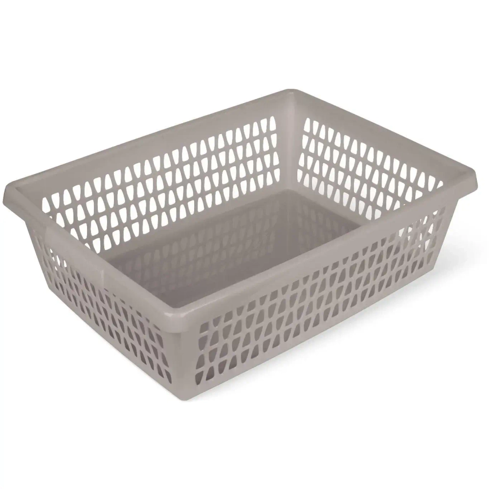 Корзина для хранения «Велетта», цвет коричнево-серый, 38*28*11см