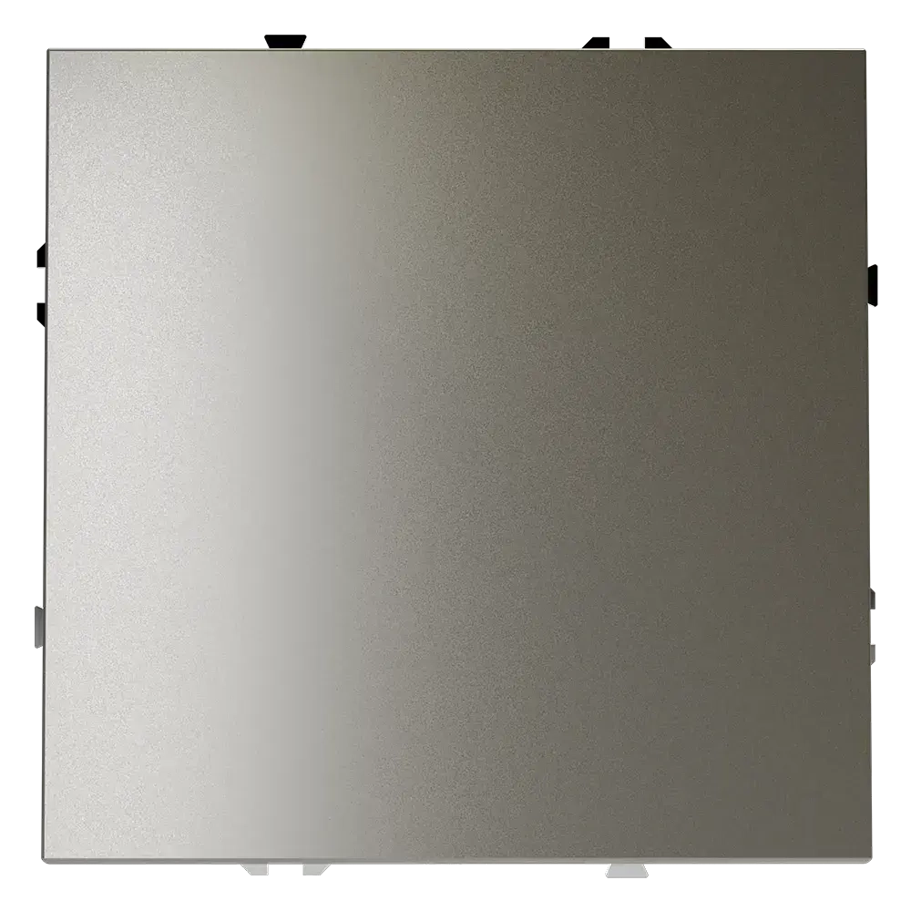 Перекрестный переключатель встраиваемый VOLTUM S70 одноклавишный 10А, (шелк)