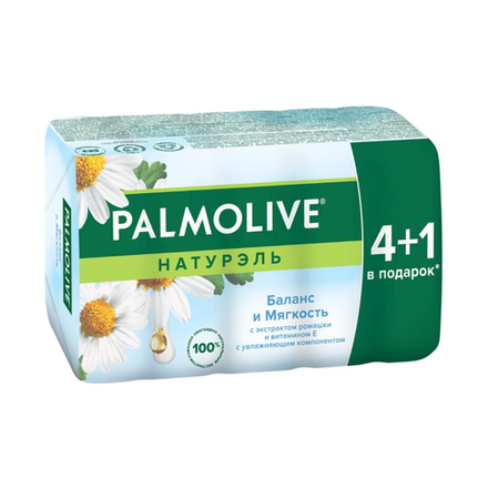 Мыло Palmolive Натурель 4+1 Баланс и мягкость 350 гр