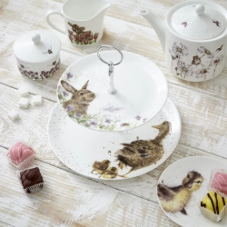 Royal Worcester Wrendale Designs 27 + 20 см двухъярусный поднос для демонстрации