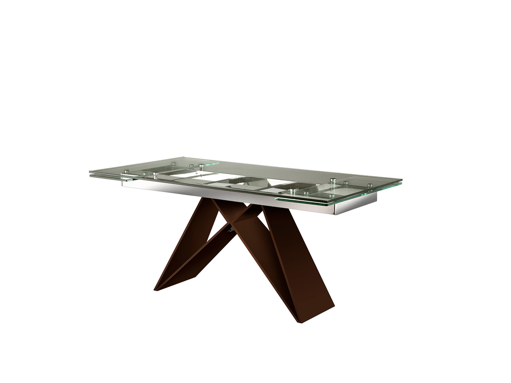 Mika Обеденный стол раздвижной коричневый 160/220