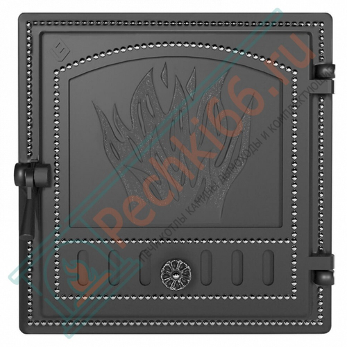 Дверца топочная чугунная 281, антрацит (Везувий) в Кирове