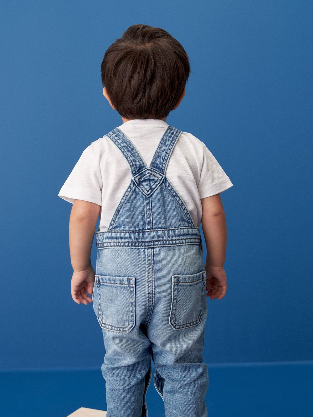 Комбинезон джинсовый для мальчика Next N30-477, Голубой