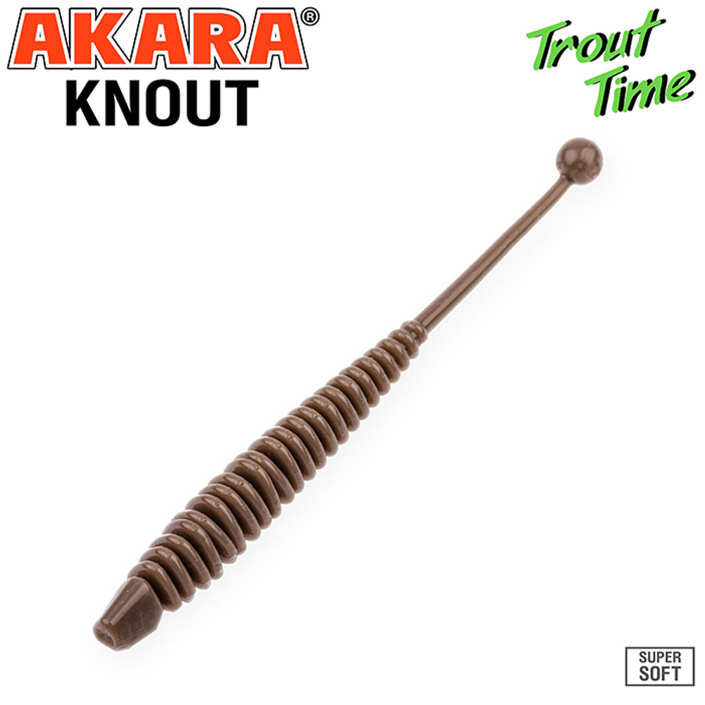 Силиконовая приманка Akara Trout Time KNOUT 2,5 Shrimp 458 (10 шт.)